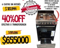 COCINA EURO ACERO 5640X