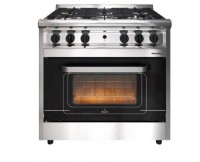 COCINA MORELLI FORZA 900 PUERTA VIDRIO REJA FUNDICION