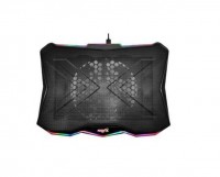 BASE PARA NOTEBOOK RECLINABLE LED RAINBOW Y REGULACION FANS NISUTA NSCN93R