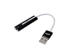 CONVERSOR USB A AUDIO DE 1 X STEREO 3.5MM Y BOTONES DE CONTROL NISUTA NSCOUSAU23