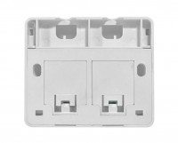 ROSETA DOBLE PARA JACK CAT5 O CAT6 NISUTA NS-RODO