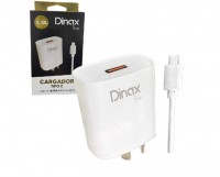 CARGADOR DINAX MICRO USB A V8 5.1 A CAJA DORADA QC3 SNCAR51V8