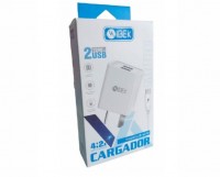 CARGADOR IBEK IB 4010 MICRO USB CARGA RAPIDA 2 USB