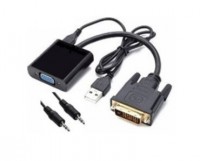 ADAPTADORDVI-D (24+1) A VGA  + AUDIO INT.CO 09020