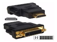 ADAPTADOR HDMI (M) A DVI (H)