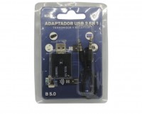 Adaptador Bluetooth 5.0 Doble Funcion  Emisor y Receptor INT.CO  WI06