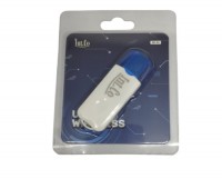 ADAPTADOR RECEPTOR BLUETOOTH CON MICROFONO- MANOS LIBRES INT.CO WI03