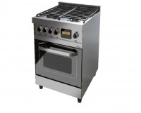 COCINA MORELLI 550 VINTAGE NEGRA CON PLACA