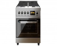 COCINA MORELLI 600 VINTAGE NEGRA CON PLACA