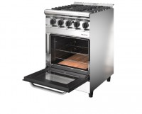 COCINA MORELLI FORZA 55 CM PUERTA VIDRIO REJA FUNDICION 18049-P