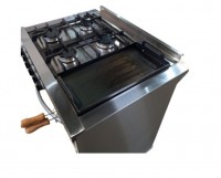 COCINA USMAN 4 HORNALLAS Y CARLIPLANCHA PUERTA CIEGA REJA FUNDICION