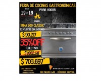 COCINA USMAN IRINA CLASIC 900 PUERTA CIEGA FUNDICION 6 HORNALLAS
