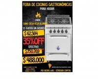 COCINA USMAN SONIC 55 PARRILLA INFERIOR XXL REJA ALUMNIO PUERTA CIEGA