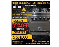 COCINA USMAN SONIC 55 PARRILLA INFERIOR XXL REJA FUNDICION PUERTA CIEGA