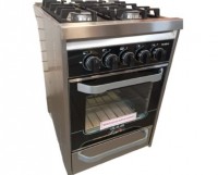 COCINA USMAN SONIC BLACK 55 PARRILLA INFERIOR XXL REJA FUNDICION PUERTA VISOR