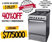 COCINA EURO ACERO 5650X