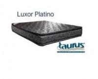 COLCHON TAURUS LUXOR PLATINO 140X190X30 RESORTE 120KG X LADO