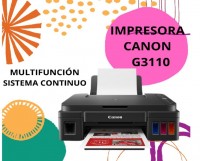 IMPRESORA CANON MULTIFUNCION  G3110- SISTEMA CONTINUO Y WIFI