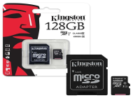 MEMORIA MICRO SD 128GB KINGSTON 100MB/SEG RAPIDISIMA