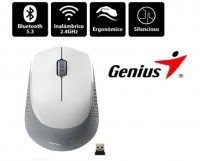 MOUSE GENIUS INALAMBRICO NX-8000S DUAL MODE BT Y WIRELESS BLANCO