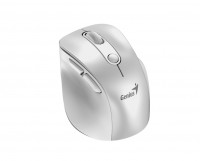 MOUSE GENIUS MINI ERGO 9000S PRO RECARGABLE DUAL MODE BT Y WIRELESS PRO SILVER