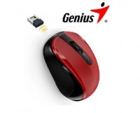 MOUSE GENIUS INALAMBRICO NX-8008S ROJO