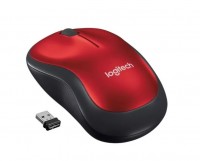 MOUSE LOGITECH WIRESS M185 RED