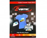 RESMA A4 TRANSFER DARK 235 GRS 10 HOJAS EVERTEC