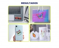 RESMA DE PAPEL HOLOGRAFICO MIX AUTOADHESIVO BASE AGUA FANTASIA VARIOS MODELOS 18 HOJAS A4 180GRS GLOBAL