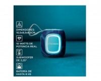 PARLANTE STROMBERG SPARK 2 BLUETOOTH 10W RMS TWS CELESTE Y AZUL
