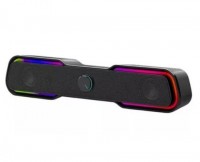 PARLANTE MULTIMEDIA CON LUZ LED CABLE 1.2M HP DHE-6002