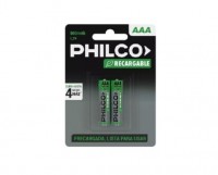 BLISTER PILAS PHILCO X2 RECARGABLE AAA 800 MAH
