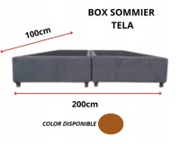 BOX SOMMIER 100 X 200 TELA
