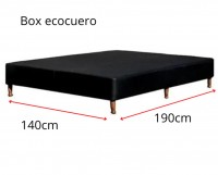 BOX SOMMIER 140 X190 ECOCUERO