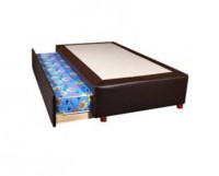 BOX SOMIER CON CARRICAMA TAURUS MARRON