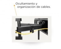 SOPORTE DE TV ESOPORTER ES-BZR293 DOBLE BRAZO DE 37 A 80 CON INCL