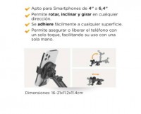 SOPORTE PARA CELULAR ESOPORTER 4 A 6.4 ES-CS16 ARTICULADO