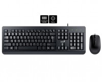 COMBO TECLADO Y MOUSE GENIUS KM-160 USB NEGRO