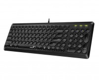 TECLADO GENIUS CON CABLE SLIMSTAR Q200 MULTIMEDIA