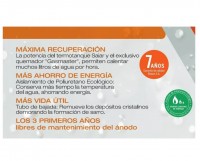 TERMOTANQUE SAIAR MULTIGAS TCG080MSA 80L DE COLGAR CARGA INFERIOR
